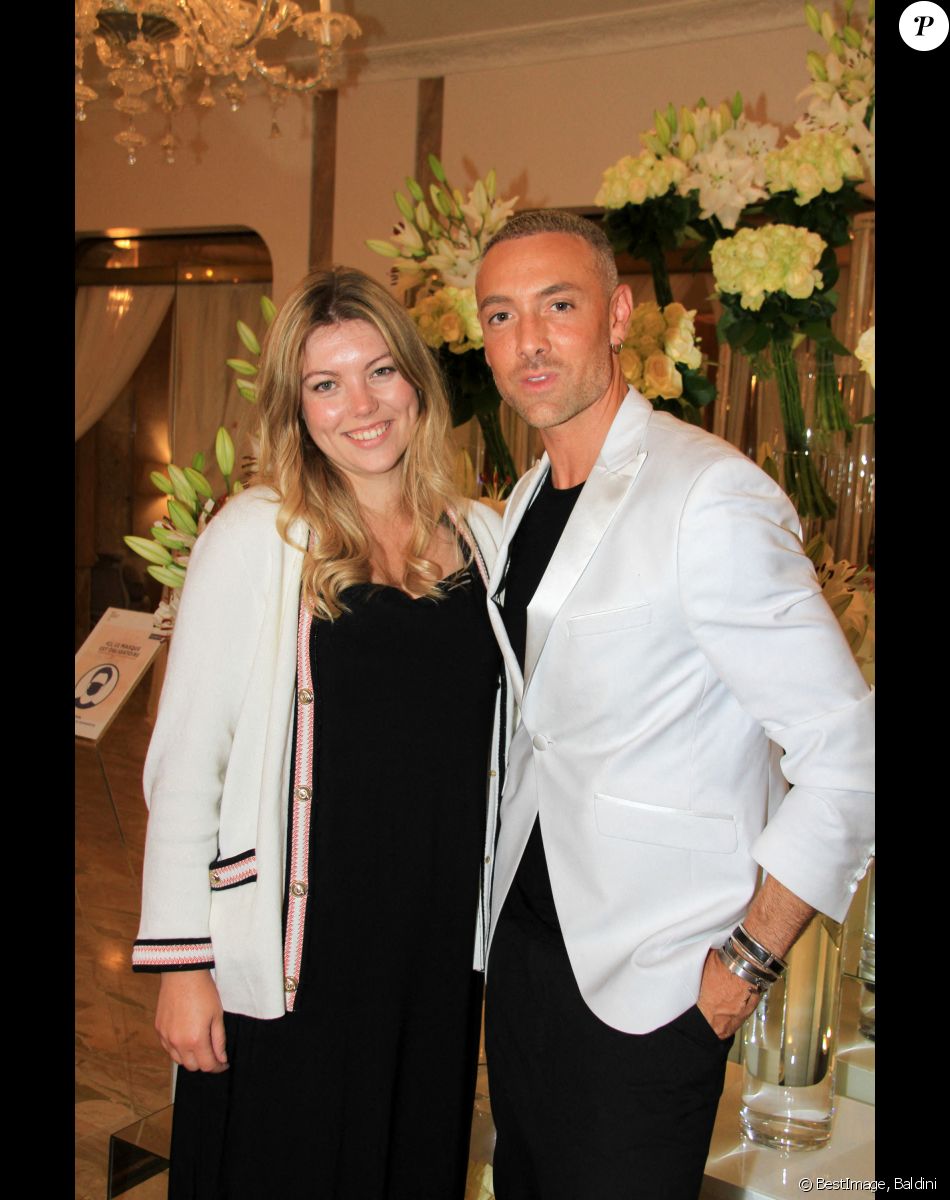 Héloïse Martin et Maxime Deremez Lors de la soirée "La Dolce Vita De Massimo" avec une projection de film suivi d'un dîner caritatif aux salons Hoche à Paris le 30 juin 2021 © Baldini / Bestimage