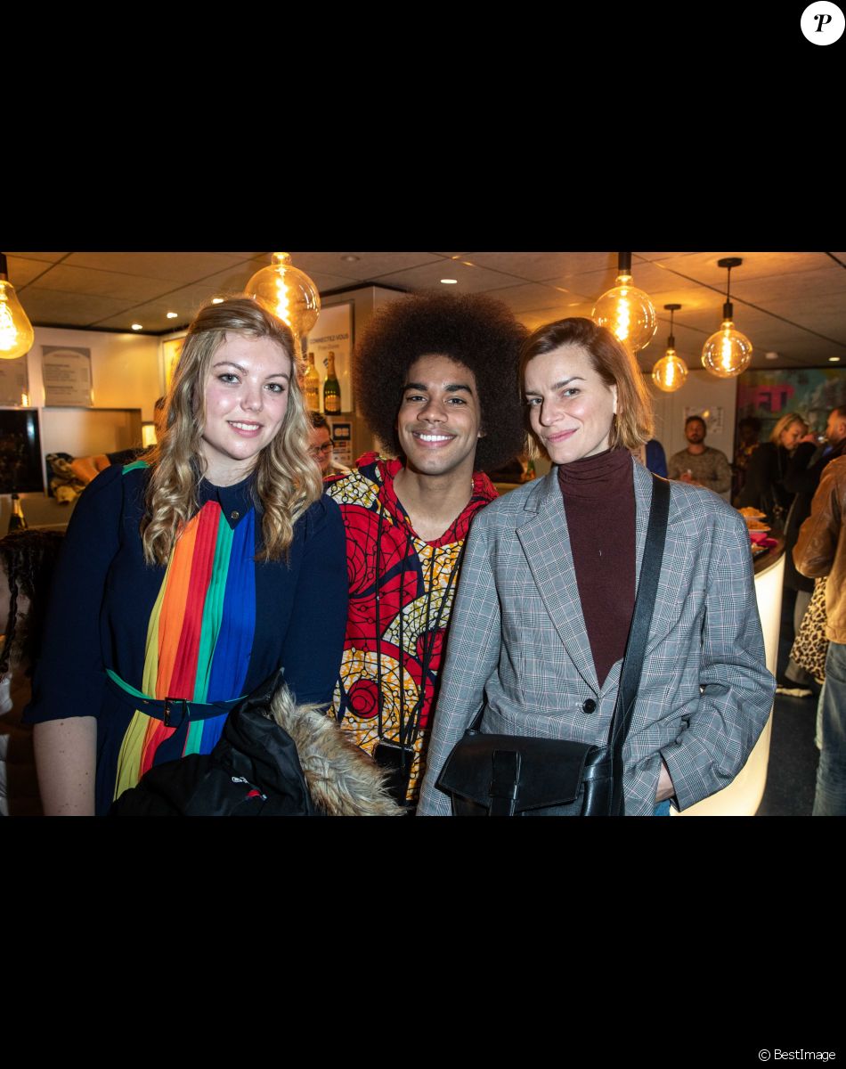 Gwendal Marimoutou, Fauve Hautot, Héloïse Martin au cocktail après le spectacle "EntreNous By D'Pendanse" au Dôme de Paris - Palais des Sports, à Paris, France, le samedi 7 Mars 2020. © Cyril Moreau/Bestimage
