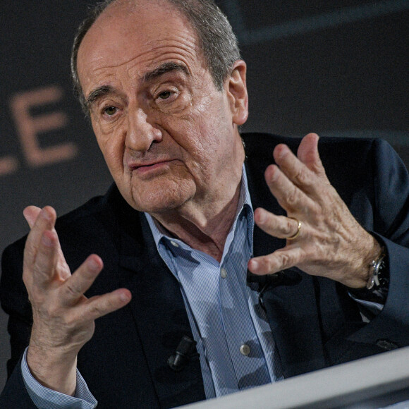 Présentation de la sélection officielle du 75éme Festival De Cannes lors d'une conférence de presse présentée par Pierre Lescure, président du festival de Cannes au cinéma UGC Normandie à Paris, France, le 14 avril 2022. © Giancarlo Gorassini/Bestimage 