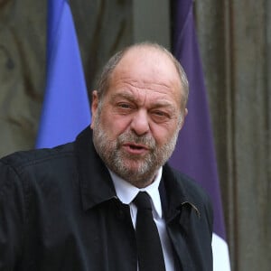 Eric Dupond-Moretti à la sortie du Conseil des ministres au Palais de l'Élysée à Paris le 13 avril 2022. © Giancarlo Gorassini / Bestimage