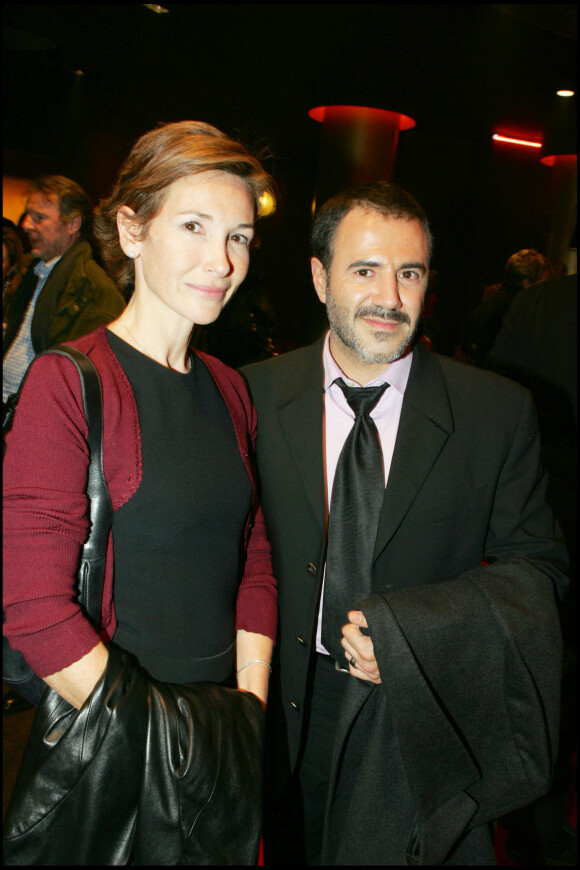 José Garcia et Isabelle Doval - Première du film "Le Couperet" au cinéma Gaumont Champs-Elysées. Paris.