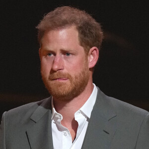 Le prince Harry et Meghan Markle lors de la cérémonie d'ouverture des Invictus Games à La Haye. 