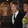 David Guetta entouré de sa femme Cathy et Kelly Rowland aux NRJ Music Awards à Cannes, le 23 janvier 2010 !
