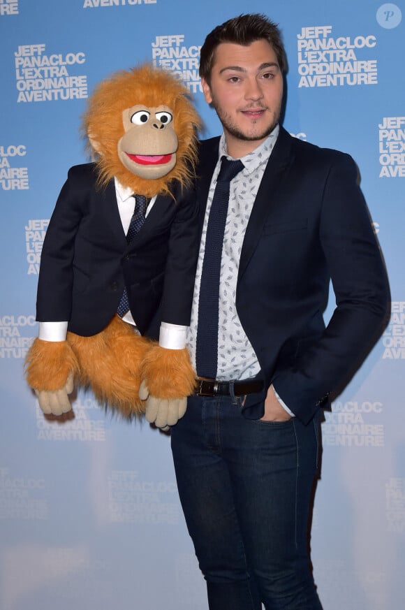 Photo : Jeff Panacloc et Jean-Marc à la première du film Jeff Panacloc : À  la poursuite de Jean-Marc au Kinepolis de Lomme, France, le 25 novembre  2023. © Stéphane Vansteenkiste/Bestimage - Purepeople