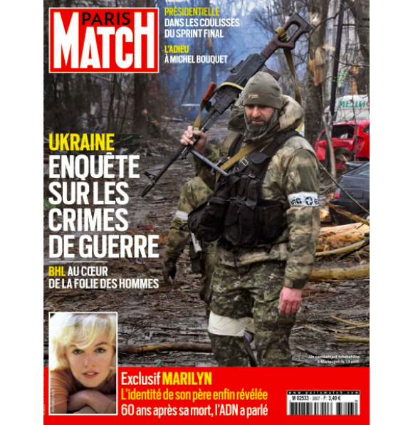 Couverture Paris Match, 21 avril 2022