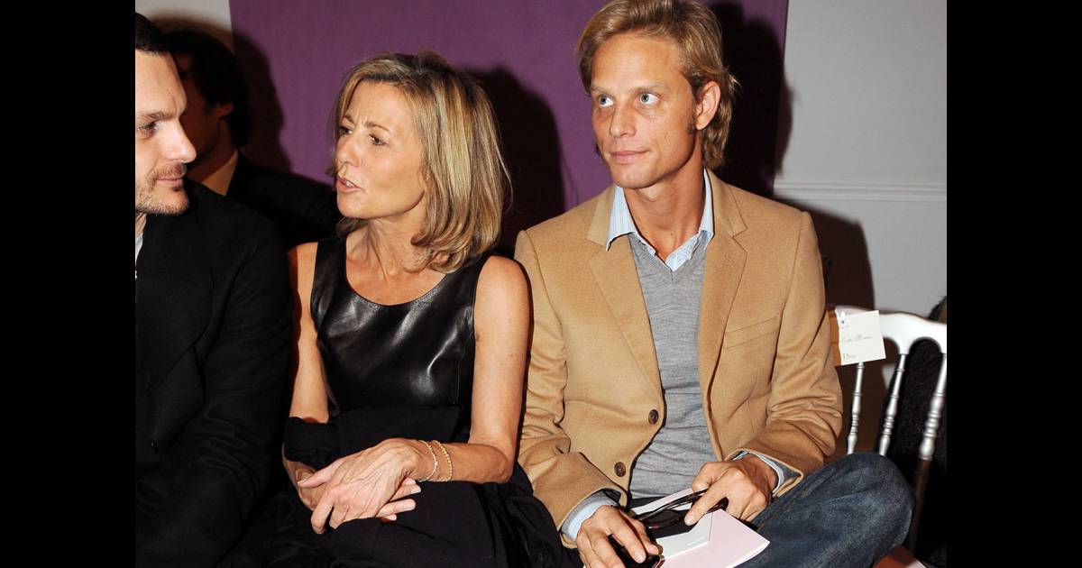 Qui Est Le Mari De Claire Chazal Claire Chazal et son compagnon Arnaud Lemaire lors du défilé Dior Haute
