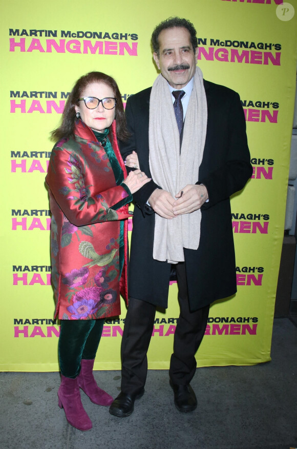 Tovah Feldshuh et Tony Shalhoub - Première de la pièce de théâtre "Hangmen" au Golden Theatre à New York. Le 21 avril 2022 