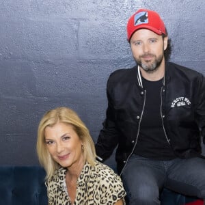 Exclusif - Michèle Laroque, Claude Zidi Jr pour la promotion du film "Ténor" - Backstage de l'émission OEED (On Est En Direct) présentée par L.Salamé et L.Ruquier - Paris le 23/04/2022 - © Jack Tribeca / Bestimage