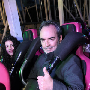 Exclusif - Bruno Solo au lancement de l'édition 2022 de La Foire du Trône avec le parrain Jean-Luc Reichmann, au profit de l'association La Voix de l'Enfant, à Paris, France, le 1er avril 2022. © Rachid Bellak/Bestimage