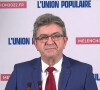 ean-Luc Mélenchon - Soirée électorale du 2e tour de l'élection présidentielle 2022 en France, le 24 avril 2022. © Christophe Clovis / Bestimage 
