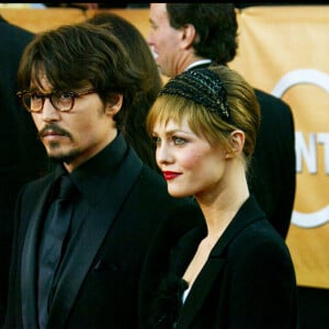 Johnny Depp et Vanessa Paradis, en 2005 à Los Angeles