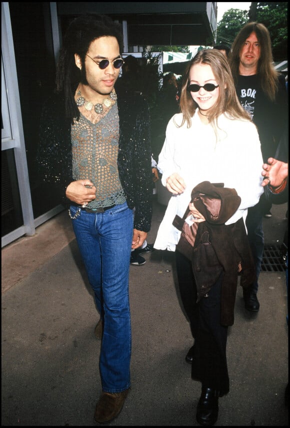 Lenny Kravitz et Vanessa Paradis en 1992