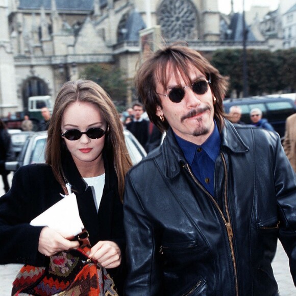 Florent Pagny et Vanessa Paradis en 1992