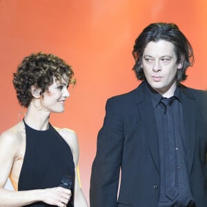 Vanessa Paradis (Artiste interprète féminine), Benjamin Biolay et Virginie Guilhaume (habillée en Zuhair Murad) - 29ème édition des Victoires de la Musique à Paris