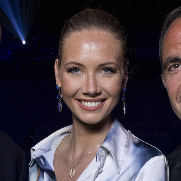 Exclusif - Amandine Petit (Miss France 2021) - Vernissage de l'exposition photographique de Nikos Aliagas "Regards Miroirs" à la Seine Musicale à Boulogne-Billancourt le 14 avril 2022. © Cyril Moreau/Bestimage 