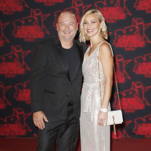 Sébastien Cauet et sa compagne Nathalie Dartois lors de la 23ème édition des NRJ Music Awards au Palais des Festivals de Cannes © Christophe Aubert via Bestimage 