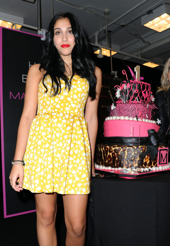 Lourdes Leon célèbre les un an de Material Girl, la ligne de Madonna, au Macy's de New York le 20 septembre 2011.