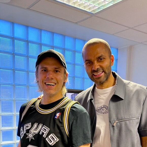 Tony Parker et Alizé Lim au concert d'Orelsan.