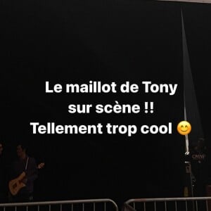 Tony Parker et Alizé Lim au concert d'Orelsan.