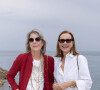 Caroline de Hanovre et Carole Bouquet - Les célébrités assistent au défilé croisière Chanel au Monte Carlo Beach à Monaco, le 5 mai 2022. © Olivier Borde / Bestimage 