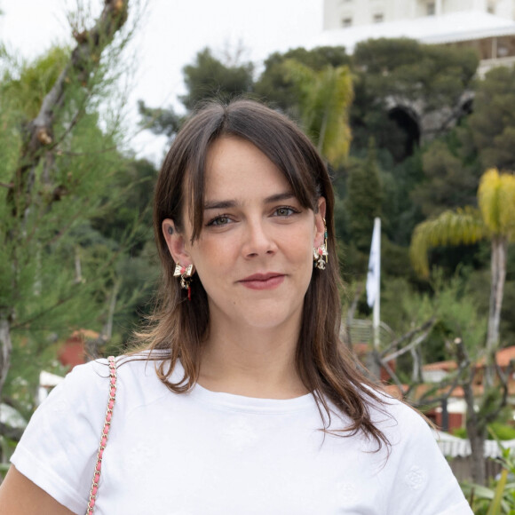 Pauline Ducruet - Les célébrités assistent au défilé croisière Chanel au Monte Carlo Beach à Monaco, le 5 mai 2022. © Olivier Borde / Bestimage  Celebrities attend the Chanel cruise fashion show at the Monte Carlo Beach in Monaco on May 5, 2022.