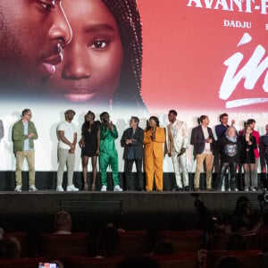 Dadju et toute l'équipe du film - Avant-première du film "Ima" au cinéma Gaumont Champs-Élysées à Paris le 5 mai 2022. © Cyril Moreau/Bestimage
