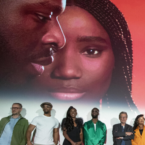 Dadju et toute l'équipe du film - Avant-première du film "Ima" au cinéma Gaumont Champs-Élysées à Paris le 5 mai 2022. © Cyril Moreau/Bestimage