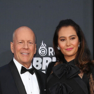 Bruce Willis et sa femme Emma Heming à la soirée Comedy Central Roast Of B. Willis au Palladium à Hollywood, le 14 juillet 2018 