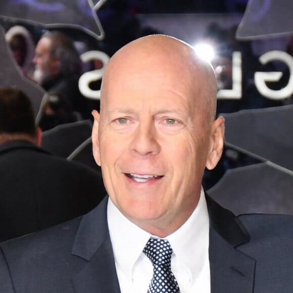 Bruce Willis à la première de "Glass" à Londres, le 9 janvier 2019. 