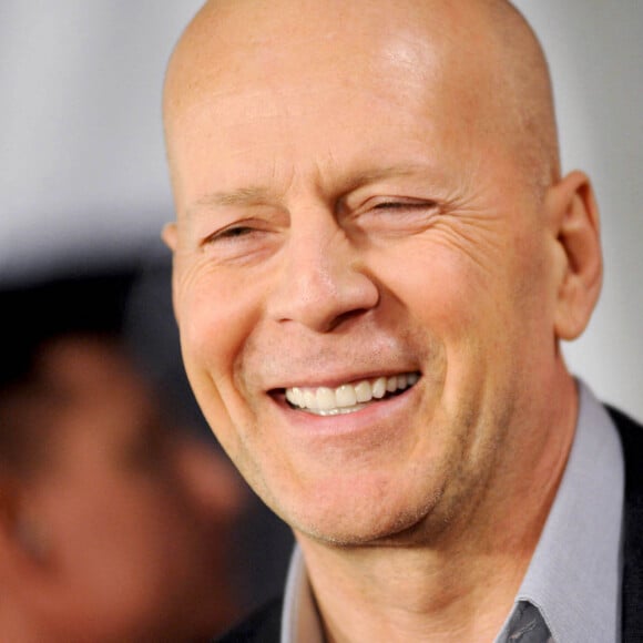 Bruce Willis assiste a la premiere du film "Die Hard : belle journee pour mourir" a New York. Le 13 fevrier 2013 