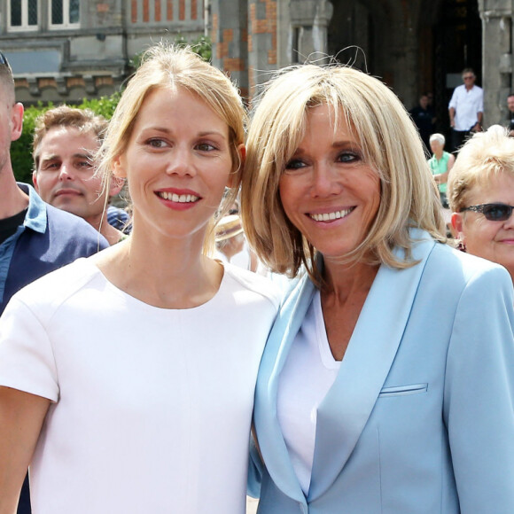 La première dame Brigitte Macron et sa fille Tiphaine Auzière au Touquet