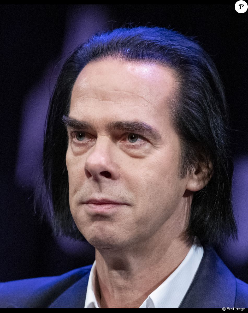Nick Cave en conférence de presse pour la promotion de son exposition "Stranger Than Kindness" à Copenhague. Le 2 novembre 2020