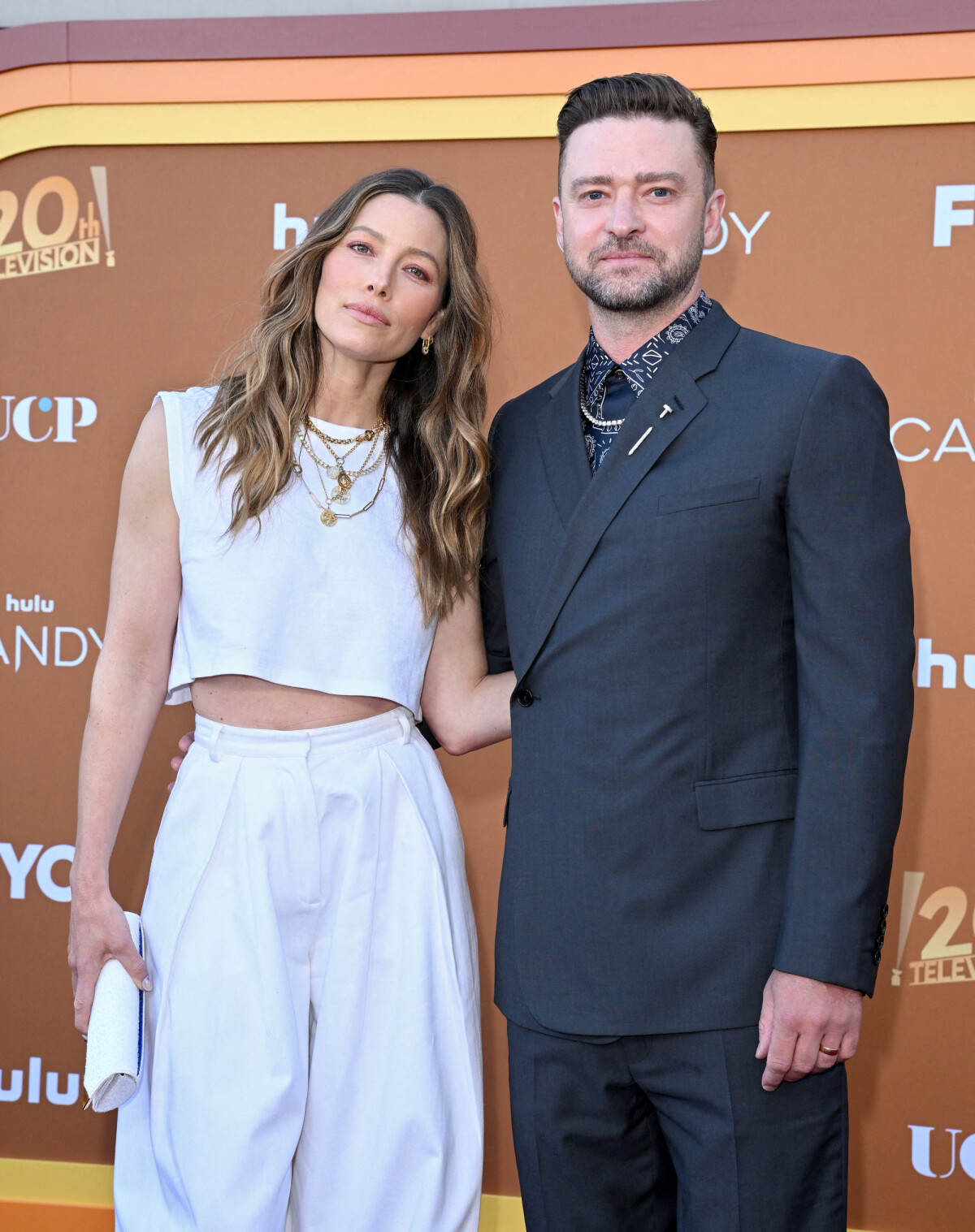 Photo Jessica Biel et son mari Justin Timberlake Photocall de la série "Candy" (Hulu) à Los