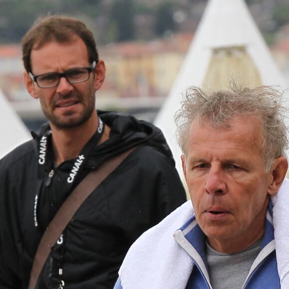 Patrick Poivre d'Arvor sur la Croisette en 2012