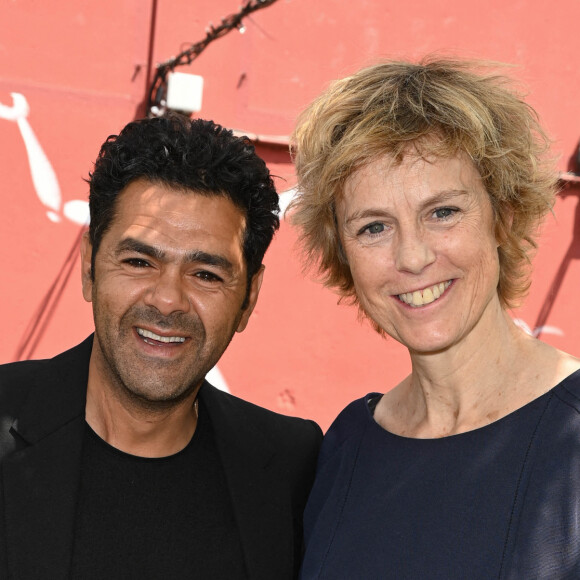 Exclusif - Jamel Debbouze et Anne Richard - Remise du prix Adami de l'artiste citoyen à Jamel Debbouze au Bar à Bulles à Paris, France, le 9 mai 2022. © Coadic Guirec/Bestimage 