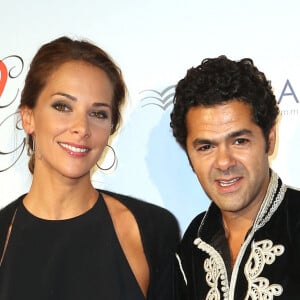 Mélissa Theuriau et son mari Jamel Debbouze - Personnalités au gala "Par Coeur" pour les 10 ans de l'association "Cekedubonheur" au pavillon d'Armenonville à Paris. Le 24 septembre 2015 