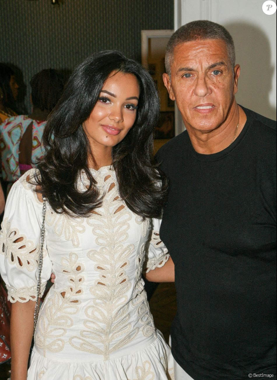 Exclusif Samy Naceri et sa compagne Athéna lors de la soirée de lancement du showroom LC