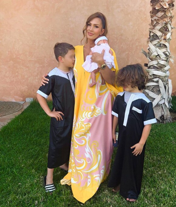 Vitaa et ses enfants multiplient les câlins @ Instagram / Vitaa