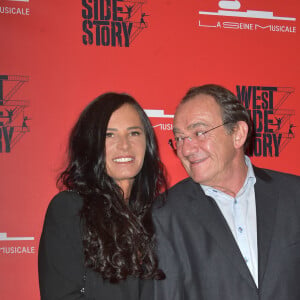 Jean-Pierre Pernaut et sa femme Nathalie Marquay - Soirée de gala de la comédie musicale "West Side Story" à la Seine Musicale à Boulogne-Billancourt le 16 octobre 2017. © Giancarlo Gorassini/Bestimage