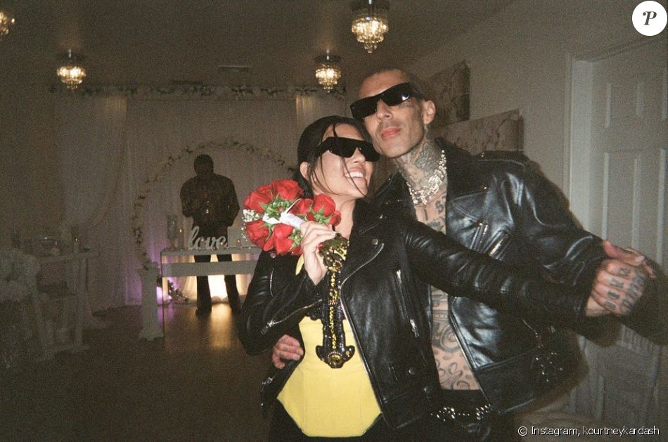 Kourtney Kardashian a dévoilé des photos de son mariage avec Travis