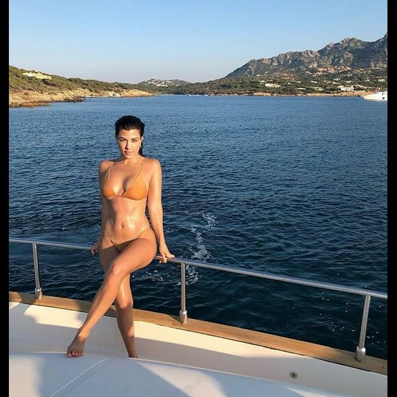 Kourtney Kardashian. Janvier 2020.