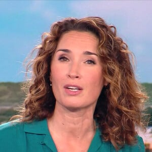 Illustration du 1er journal de 13h présenté par Marie-Sophie Lacarrau et diffusé sur TF1 en direct , Paris, le 4 janvier 2020