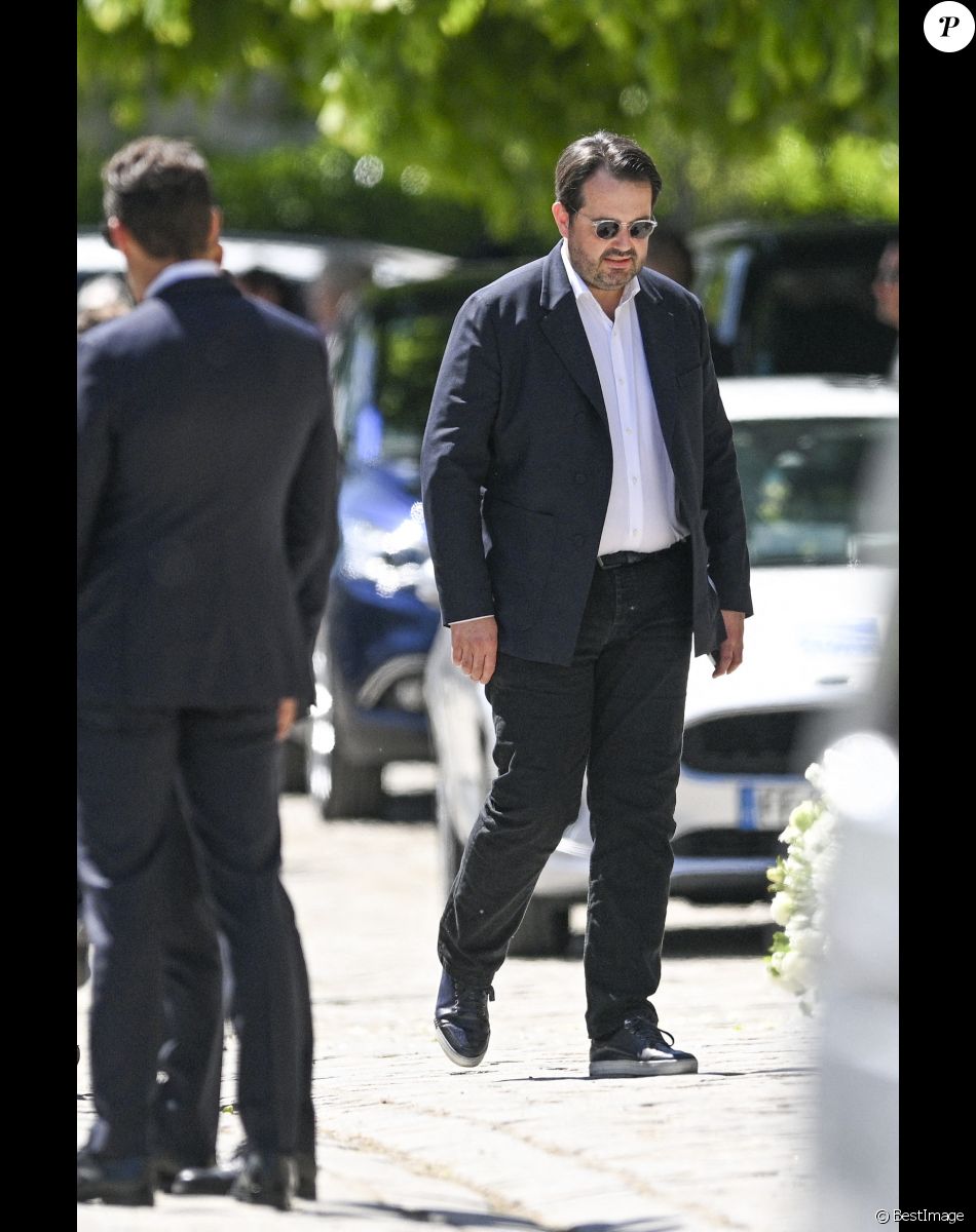 Le chef Jean-François Piège - Obsèques d'Antoine Alléno (fils du chef cuisinier français, trois étoiles au Guide Michelin Yannick Alléno) en la collégiale Notre-Dame de Poissy, France, le 13 mai 2022. © Jean-Baptiste Autissier/Panoramic/Bestimage
