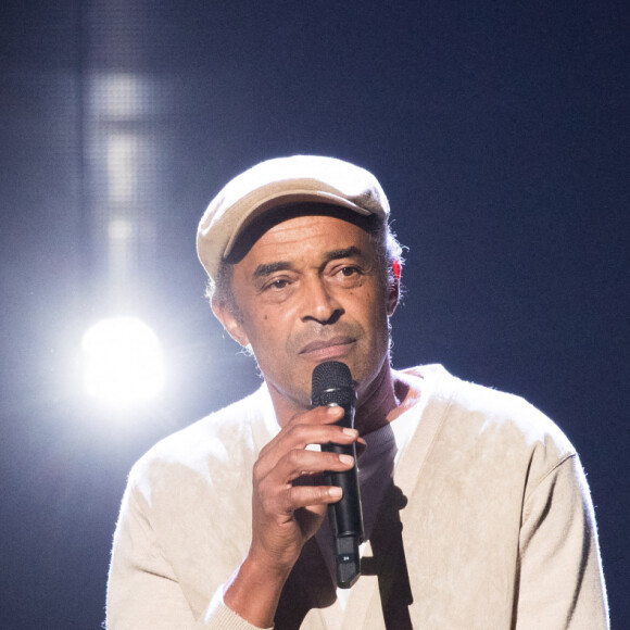 Exclusif - Yannick Noah - Concert "Unis pour le Liban" à l'Olympia à Paris. Le 1er octobre 2020 Parrainé par le célèbre trompettiste I.Maalouf, ce grand concert caritatif a été retransmis depuis l'Olympia sur France 2. De nombreux artistes ont répondu présents pour cet événement hors norme, qui vise à récolter des fonds pour venir en aide au peuple libanais, touché par l'explosion du port de Beyrouth le 4 août dernier. L'intégralité des dons récoltés seront versés à La Croix Rouge libanaise. © Da Silva-Moreau / Bestimage 