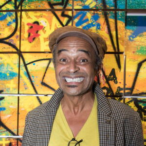 Exclusif - Yannick Noah - Vernissage de l'exposition de l'artiste l'artiste Kongo (Cyril Phan) au Montaigne Market à Paris le 17 octobre 2019. © Jerémy Melloul/ Bestimage 