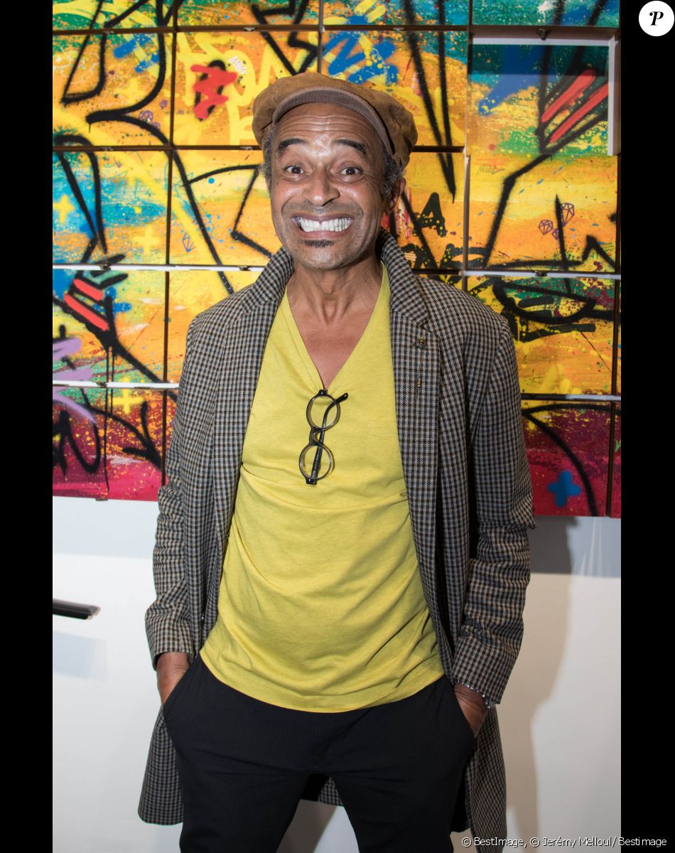Exclusif - Yannick Noah - Vernissage de l'exposition de l'artiste l'artiste Kongo (Cyril Phan) au Montaigne Market à Paris le 17 octobre 2019. © Jerémy Melloul/ Bestimage