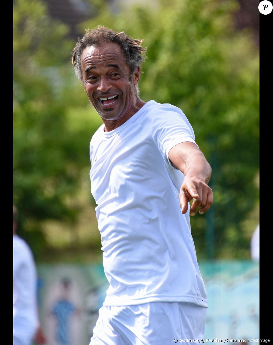 Yannick Noah - Tournois de football caritatif au profit de l'association Enfants de la Terre en présence de Y.Noah, fondateur de l'association et de nombreuses personnalités à Feucherolles le 8 juin 2019. © Pestellini / Panoramic / Bestimage