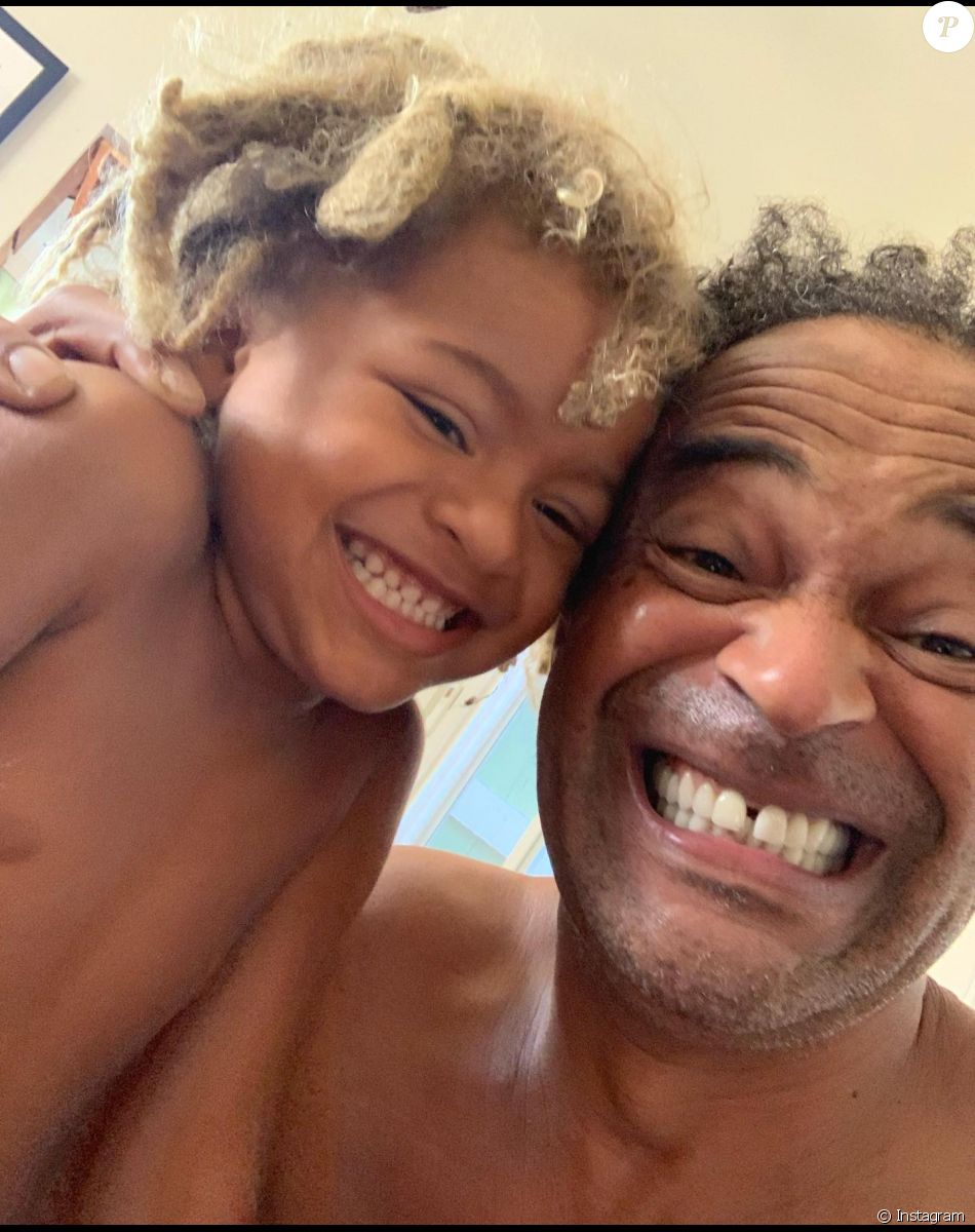 Yannick Noah et son petit-fils Nohea
