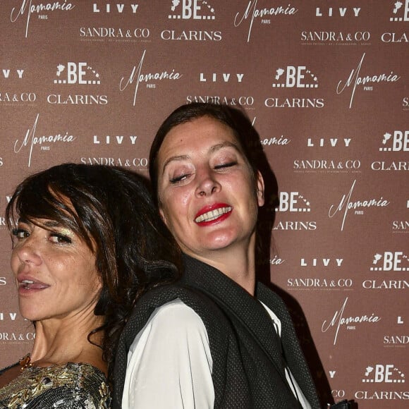 Exclusif - Sandra Sisley et Marie-Agnès Gillot - Soirée du 49ème anniversaire de Sandra Sisley et les 6 ans de "Retrouvite" avec son mari Tomer au restaurant Mamamia à Paris. © Pierre Perusseau/Bestimage