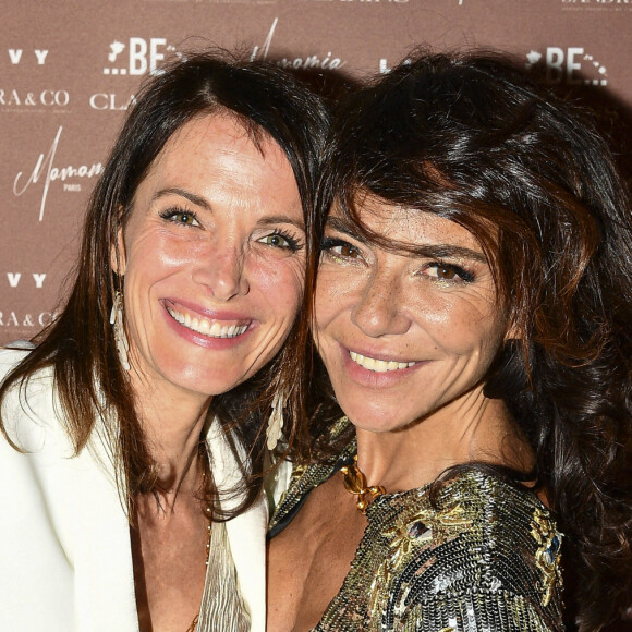 Exclusif - Laetitia Fourcade et Sandra Sisley - Soirée du 49ème anniversaire de Sandra Sisley et les 6 ans de "Retrouvite" avec son mari Tomer au restaurant Mamamia à Paris. © Pierre Perusseau/Bestimage